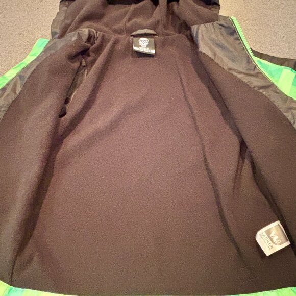 Minecraft Creeper Flannel Lined Light Jacket for Boys S/M (5-6) - Picture 3 of 6